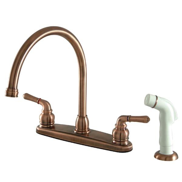 Magellan 8" Centerset Kitchen Faucet, Antique Copper
